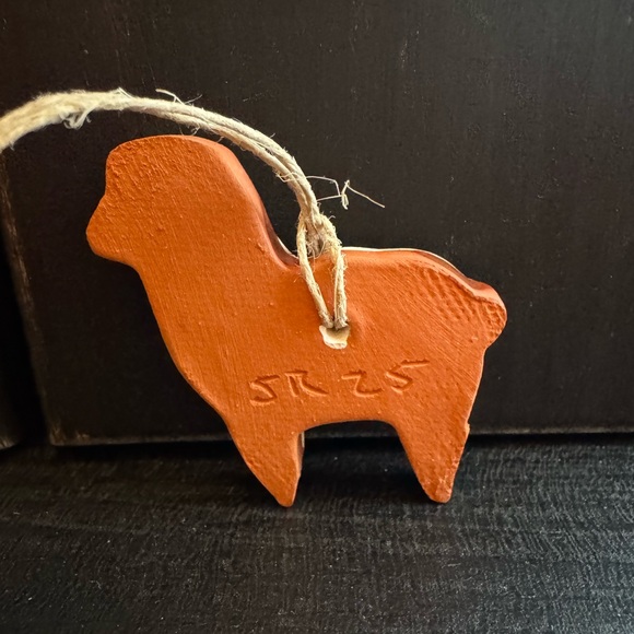 Redware Spring Or Summer Ornament Set - Picture 11 of 12